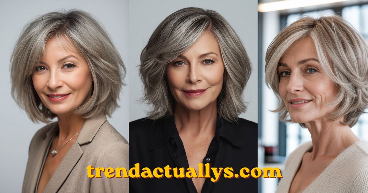 Choppy Bob Hairstyles for Women Over 60