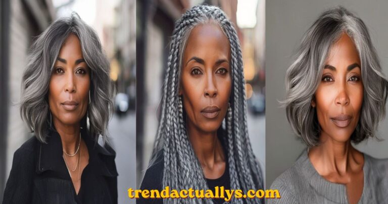Hairstyles for Older Black Women with Gray Hair