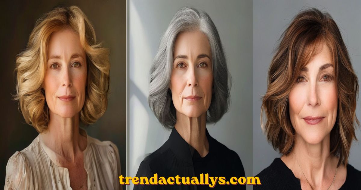 Layered Bob Haircuts for Women Over 60