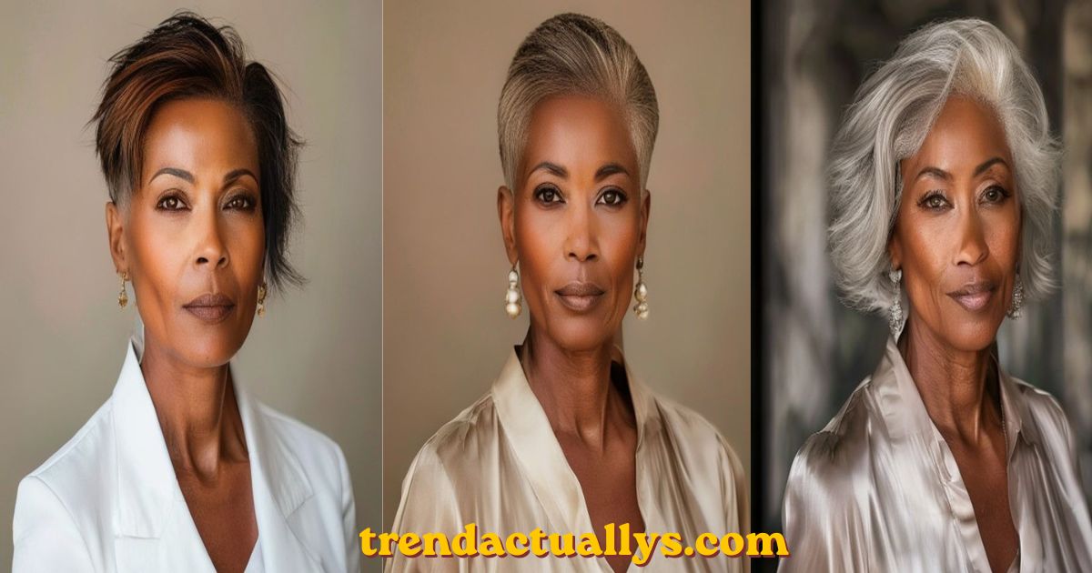 Shaved Hairstyles for Older Black Women