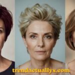 Edgy Choppy Pixie Haircuts for Women Over 50