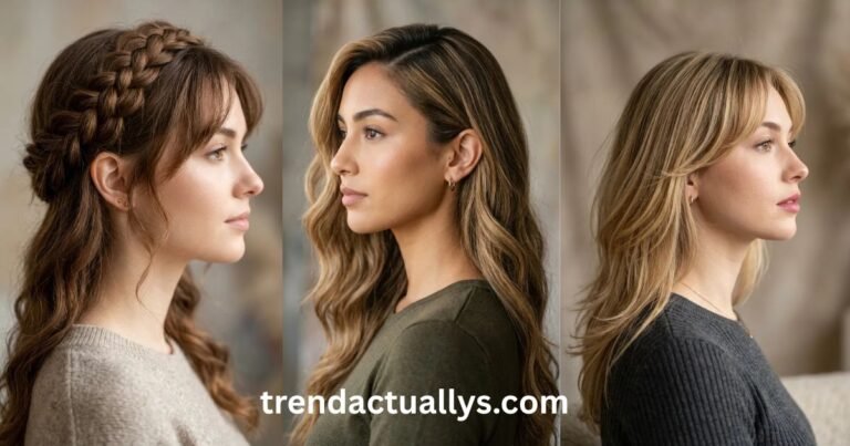 Hairstyles for Big Foreheads