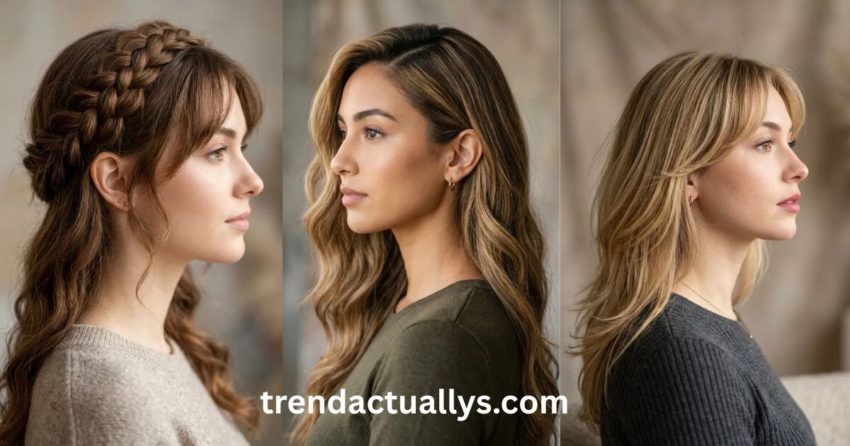 Hairstyles for Big Foreheads