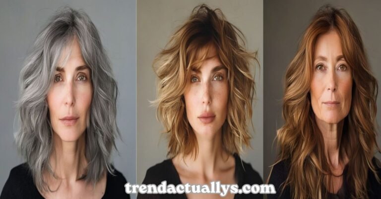 Shaggy Hairstyles for Older Women
