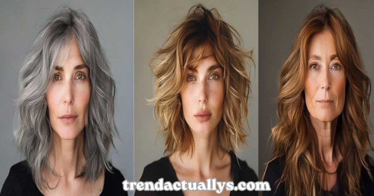 Shaggy Hairstyles for Older Women
