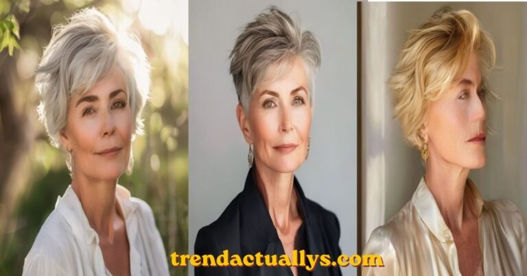 Short Shag Haircuts for Women Over 60