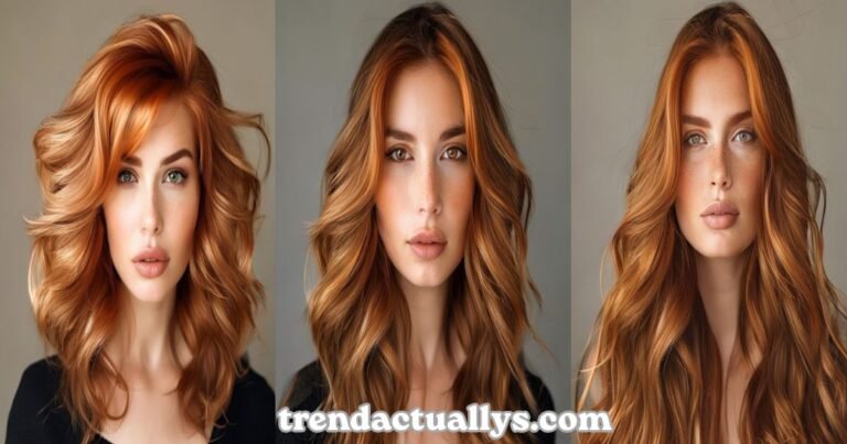 caramel copper balayage brunettes
