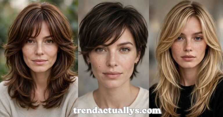 haircuts for thin fine hair with bangs